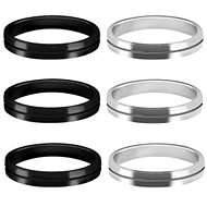 Mission S-Lock Rings - 3 pcs - black - F-Lock Ring