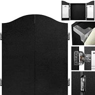 Mission Cabinet Deluxe - Plain Black - Dartboard Cabinet