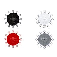 Winmau Trident 180 metal tip rings - 4 sets - white - Dart Tips