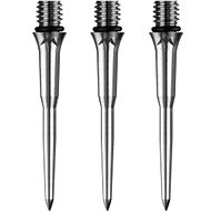 Mission Metal tips - Titan Pro - Smooth - Silver - 30 mm - Dart Tips