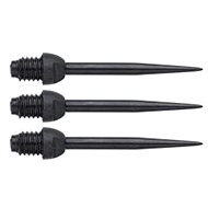 Winmau Metal tips - Point Converters - Black - 30 mm - Dart Tips