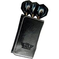Bull's Leather Caddy dart case - Soft edition - black - Dart Case