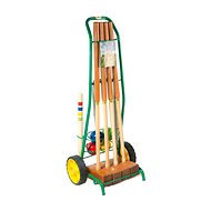 Lucio Londero Kroket Professional 10204/E - for 4 players - metal trolley - Croquet