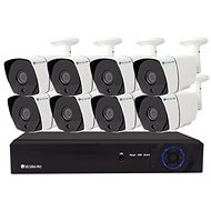 Securia Pro AHD 2MPx AHD8CHV2-W Camera System, without Disc - Camera System