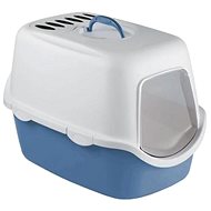 Stefanplast Cathy Filter 56 × 40 × 40 cm, blue-white - Cat Litter Box
