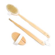 Palsar7 Wooden back brush with detachable handle - Body Brush