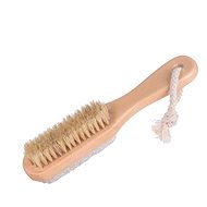 Palsar7 Wooden heel pumice stone with brush - Body Brush