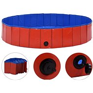 Surtep Dog pool - foldable, 160 × 30 cm, colour red - Dog Pool