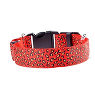 Surtep LED Collar for dog Leopard /Red size. XS - Dog Collar