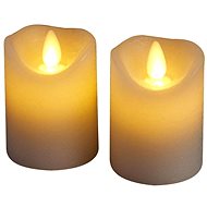 Sirius LED candle set Sara Mini 2pcs, white - LED Candle