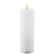 Sirius LED candle Sara Exclusive, o7,5 x 15 cm, white - LED Candle