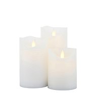 Sirius LED candle set Sara Exclusive, 3pcs, white - LED Candle