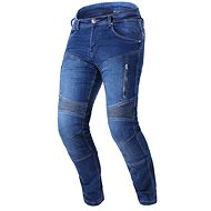 Street Racer Basic II CE Cropped motorcycle jeans, blue - Motorcycle Trousers