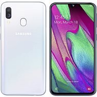 Samsung Galaxy A40 Dual SIM white - Mobile Phone