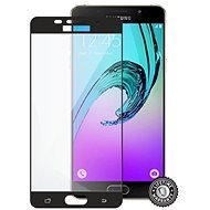 ScreenShield SAMSUNG A510 Galaxy A5 (2016) Tempered Glass protection (full COVER BLACK metalic frame) - Schutzglas