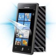 ScreenShield pro Samsung Omnia 7 (i8700) na displej telefonu + Carbon skin černý - Ochranná fólie