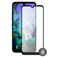 Screenshield LG Q60 (full COVER, Black) - Glass Screen Protector