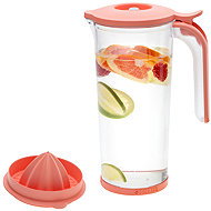 STATUS 179502 Vacuum jug with citrus filter 1 l salmon - Pitcher