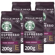 Starbucks Espresso Roast, coffee beans, 200g 4x - Set