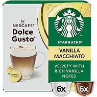 STARBUCKS® Madagaskar Vanilla Latte Macchiato by NESCAFE® DOLCE GUSTO® Kávové kapsuly, 6 + 6 kapsúl v balení - Kávové kapsuly
