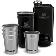 STANLEY Gift set flask and shots 4pcs ADVENTURE SERIES black matt - Hip Flask