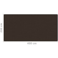 Tent carpet 200 x 400 cm brown - Tent Carpet