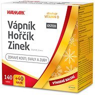Walmark Vápnik Horčík Zinok OSTEO 140 + 40 tbl. - Vápnik