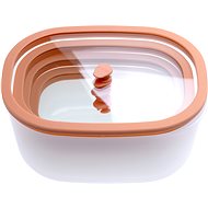 STATUS Fresko 5-piece set of vacuum jars 177110, salmon - Food Container Set
