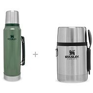 STANLEY Classic Series Legendary Classic 1l Green + STANLEY Dining Thermos - Thermos