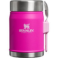 STANLEY The Legendary Classic Food Jar 400 ml/14oz Violet Blossom with spoon/fork - Thermos