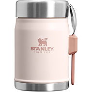 STANLEY The Legendary Classic Food Jar 400 ml/14oz Rose Quartz with spoon/fork - Thermos