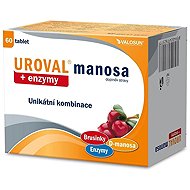 Uroval Manosa + enzymes 30 tablets - D-manosa
