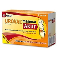 Uroval Manosa Akut 20 tablets - D-manosa