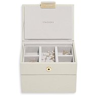 Stackers Micro Jewellery Box Micro Jewellery Box Oatmeal Cream - Jewelry Case