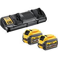 DEWALT XR FLEXVOLT Dual Port Charger (2 × 6Ah) - Cordless Tool Charger