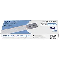 Staleks Expert 20 papmAm - replacement sandpaper for straight file, white, 150 grit, 25 pcs - Nail File