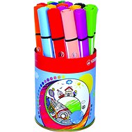 STABILO Trio Scribbi - 16 pcs tin box - 14 different colours - Felt Tip Pens