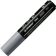 STABILO FREE Acrylic T800C 4 - 10 mm, tmavě šedý - Popisovač