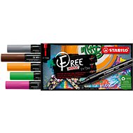 STABILO FREE Acrylic T300 2 - 3 mm, Vintage - balení 5 barev - Marker