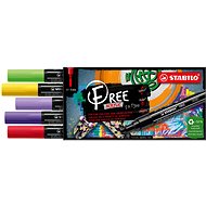 STABILO FREE Acrylic T300 2 - 3 mm, Vibrant - balení 5 barev - Marker