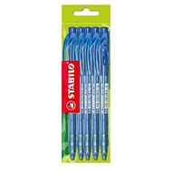 STABILO Liner F Blue Eco-pack - Pack of 5 - Ballpoint Pen