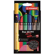 STABILO Pen 68 MAX - ARTY - 6 ks - Fixy