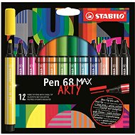 STABILO Pen 68 MAX - ARTY - 12 pcs - Felt Tip Pens