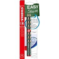 STABILO EASYgraph S Metallic Edition R HB, trojhranná, zelená – balenie 2 ks - Ceruzka