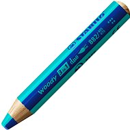 STABILO woody 3 in 1 duo - two-colour ink - ultramarine blue/turquoise - Coloured Pencils