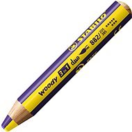 STABILO woody 3in1 duo, dupla színű hegy, sárga/lila - Színes ceruza