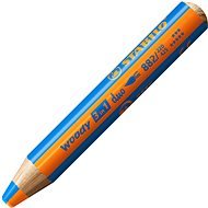 STABILO woody 3in1 duo, dupla színű hegy, narancsszín/középkék - Színes ceruza