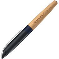 STABILO Grow M, klimaticky neutrálne, vrátane náplne, čučoriedkové modré/dub - Plniace pero
