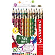 STABILO EASYcolors pro leváky - sada 24 barev - Pastelky