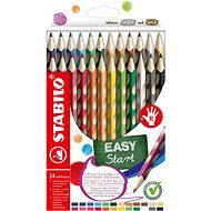 STABILO EASYcolors pro praváky - sada 24 barev - Pastelky